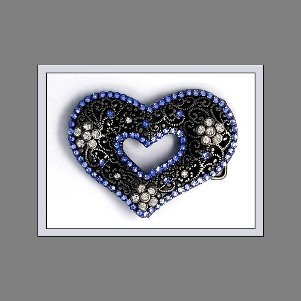 Swarovski Crystal Interchangeable Belt Buckle